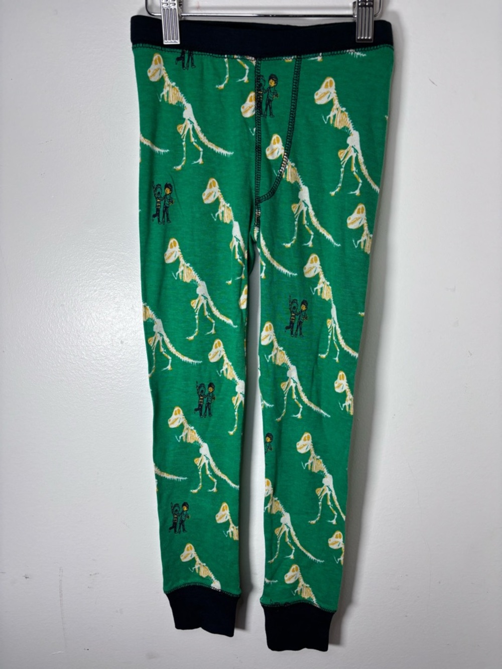 munki munki Pajama Pants with Green Dino Print size 6